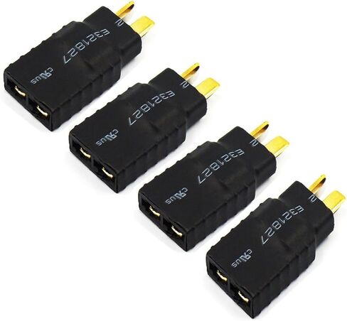 يطير RC 4 قطعة عمداء T ذكر إلى EC5 EC3 XT90 التوصيل موصل سالب محول محول ل RC طائرة بدون طيار FPV RC سيارة يبو نيمه شاحن بطارية ESC in Kuwait