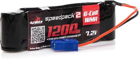 Dynamite SPEEDPACK2 7.2V 1200MAH 6 Cell NiMH Long MINIS DYNB2473 Car Batteries & Accessories in Saudi Arabia