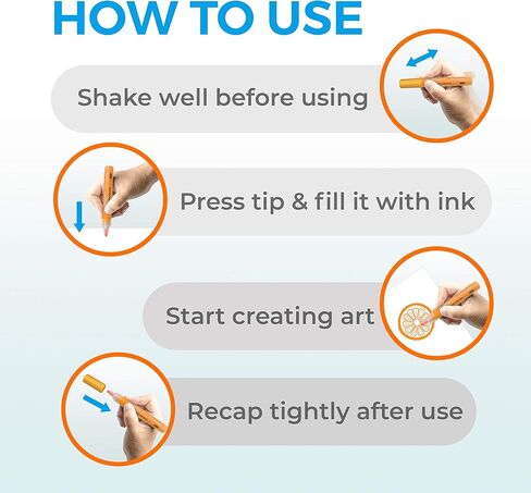 أقلام تحديد أكريليك من WEISBRANDT للرسم الصخري، والورق، والبلاستيك، والسيراميك، والزجاج، والخشب، والمعادن، وحرف سجل القصاصات، وصناعة البطاقات، والقماش. ذو أساس مائي، غير سام، سريع الجفاف، طرف متوسط، 13 لونًا in Kuwait