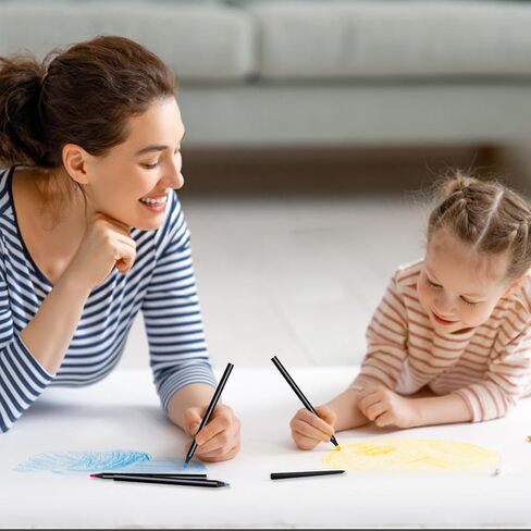 VIEKIER 8 Color in 1 Rainbow Pencils, 20PCS Jumbo Colored Pencils Multicolored Pencils for Art Drawing Coloring Sketching in Kuwait