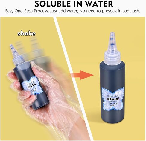 مجموعة صبغ ربطات العنق 84 قطعة من Magicfly، مجموعة كبيرة الحجم من 6 ألوان لصبغ القماش، مجموعة صبغات الربط بخطوة واحدة، مثالية للمخيمات الصيفية، والحفلات، والمناسبات المدرسية، ولم شمل الأسرة والأنشطة الجماعية in Kuwait