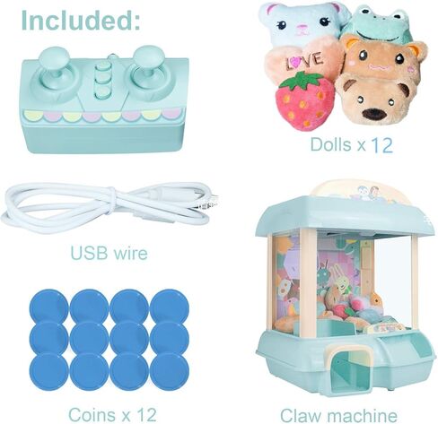 بيست مكسي افضل جهاز مخلبي مع جهاز تحكم عن بعد قابل للازالة وكيبل USB و6 دمى واصوات واضواء قابلة للتعديل (ازرق) in Kuwait