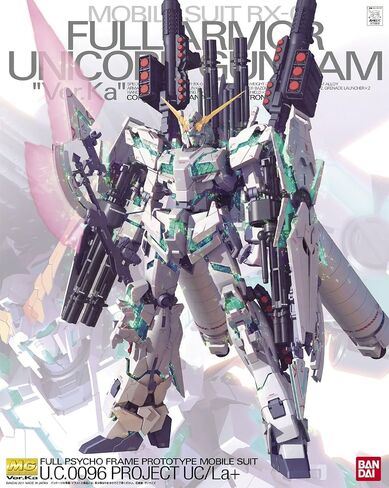 Bandai RX-0 Full Armor Unicorn Gundam Ver.Ka 1/100 Master Grade in Saudi Arabia