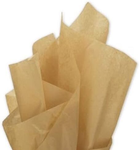 Solid Kraft Tissue Paper - 96 Sheets 20 Inch x 30 Inch Premium Quality Tissue Paper A1 Bakery Supplies in Saudi Arabia