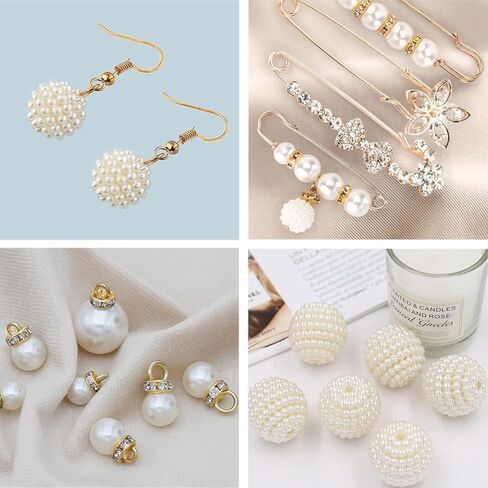 Huisipool 650 قطعة مجموعة خرز عيد الميلاد لصنع المجوهرات، صناعة قلادة السوار للفتيات ألعاب الحرف اليدوية هدية عيد الميلاد in Kuwait