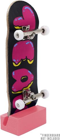 Teak Tuning Fingerboard Holder, Yeti Colorway - Rectangular Fingerboard Stand - Made in The USA in Saudi Arabia