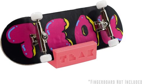 Teak Tuning Fingerboard Holder, Yeti Colorway - Rectangular Fingerboard Stand - Made in The USA in Saudi Arabia