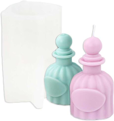 قوالب سيليكون على شكل زجاجة كلاسيكية من Tone Fun لصنع الشموع والراتنج والشموع العطرية وصابون الشمع المصنوع يدويًا وديكور المنزل والحرف اليدوية in Kuwait