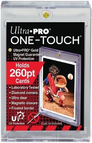 5 Ultra Pro 260pt Magnetic One Touch Holders - 5 Individually Sealed 260 PT Magnetic Holders 84733 in Saudi Arabia