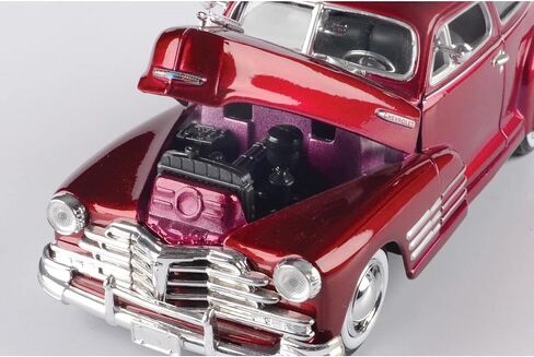 1948 Chevy Aerosedan Fleetline, Red - Motormax Premium American 73266 - 1/24 Scale Diecast Model Car, unisex-children in Saudi Arabia