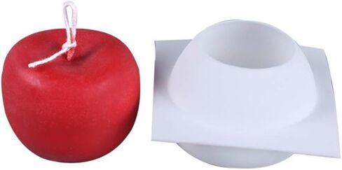 Topwon 3D Apple Candle Making Mould Handmade Soap Handcraft Ornaments Mold in Saudi Arabia
