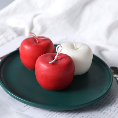 Topwon 3D Apple Candle Making Mould Handmade Soap Handcraft Ornaments Mold in Saudi Arabia