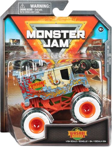 Monster Jam 2023 Spin Master 1:64 Diecast Truck Series 31 Monster Feast Wasabi Warrior in Saudi Arabia