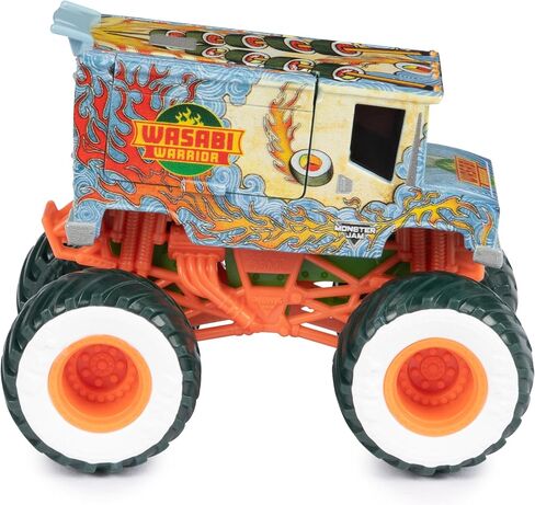 Monster Jam 2023 Spin Master 1:64 Diecast Truck Series 31 Monster Feast Wasabi Warrior in Saudi Arabia