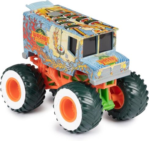Monster Jam 2023 Spin Master 1:64 Diecast Truck Series 31 Monster Feast Wasabi Warrior in Saudi Arabia