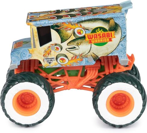 Monster Jam 2023 Spin Master 1:64 Diecast Truck Series 31 Monster Feast Wasabi Warrior in Saudi Arabia
