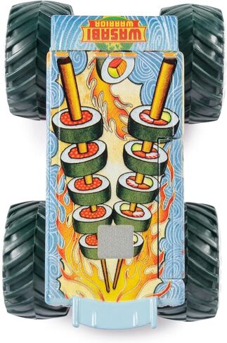 Monster Jam 2023 Spin Master 1:64 Diecast Truck Series 31 Monster Feast Wasabi Warrior in Saudi Arabia