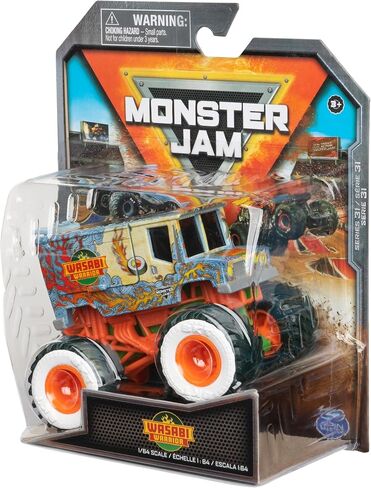Monster Jam 2023 Spin Master 1:64 Diecast Truck Series 31 Monster Feast Wasabi Warrior in Saudi Arabia