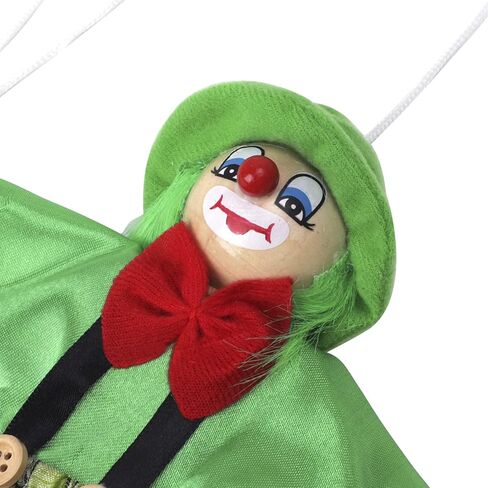 Marionette Puppets Clown Doll String Puppets Hand Marionette Puppet Teens Adult Wooden MarionetteInteractive Puppets Dolls String Puppet Doll Hand Puppet in Saudi Arabia