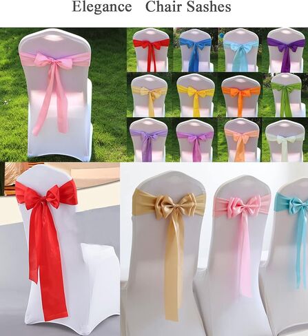 ATRBB 4 Inches Wide White Satin Ribbon, 27 Yards Soft, No Wrinkles and Consecutive Solid Fabric Ribbon for Cutting Ceremony, Christmas, Wedding, Birthday Decor and Chair Sashes in Kuwait