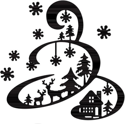 hinana Christmas Tree Metal Die Cuts,Christmas Tree Snowflak Animal Deer Frame Cutting Dies Cut Stencils for DIY Scrapbooking Photo Decorative Embossing Paper Dies for Scrapbooking Card Making in Saudi Arabia