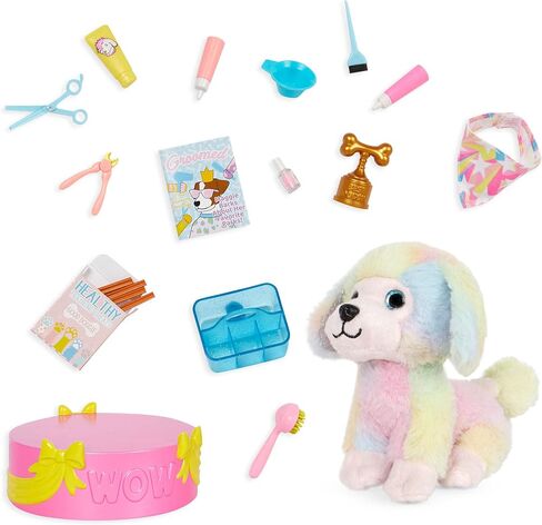 Glitter Girls – Posable Dog with Grooming Accessories- pet Accessories for 14" Dolls- 3 Years + in Saudi Arabia