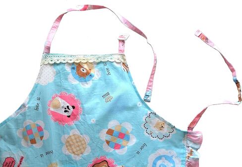 Kids Kitchen Cotton Apron with Pocket, Child Apron for Cooking Painting in Kuwait