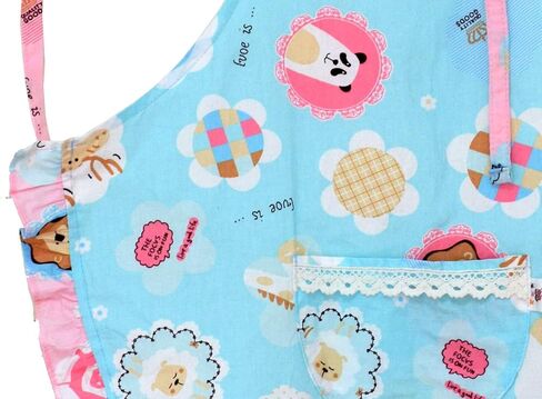 Kids Kitchen Cotton Apron with Pocket, Child Apron for Cooking Painting in Kuwait