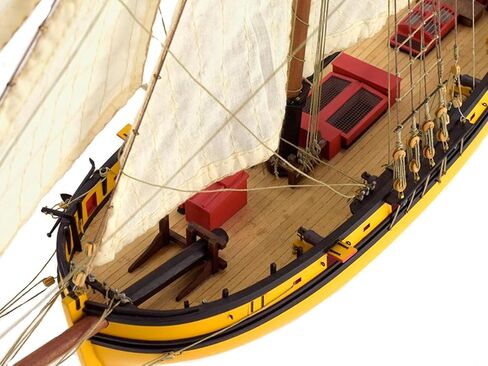 Artesanía Latina - مجموعة نماذج سفينة خشبية - قاطع قرصان فرنسي، لو رينارد - موديل 22401، مقياس 1:50 - نماذج للتجميع - المستوى المتوسط in Kuwait