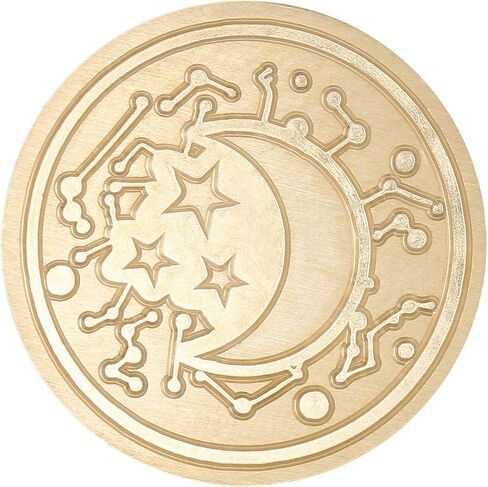 Mornajina ختم من الشمع ختم القمر في اليد ختم ختم لدعوات الزفاف بطاقة المغلفات رسالة الديكور in Kuwait