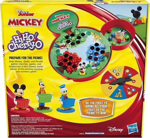 Hasbro Gaming Hi Ho Cherry-O Game Disney Mickey Mouse Clubhouse Edition (Amazon Exclusive) in Saudi Arabia