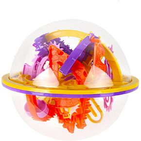 Maze Ball, 3D Puzzle Games Intellect Ball,with 100 Challenging Barriers,3D Educational Toys that can Develop Children's Brains,3D Puzzle Toys Magical Maze Ball Brain Teasers Puzzle Games (12cm/4.72'')