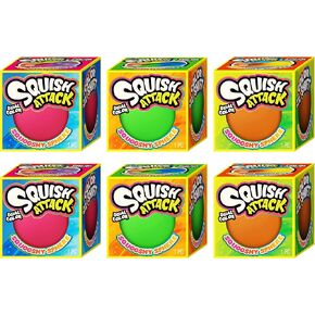 JA-RU Mini Color Changing Stretchy Balls Stress Relief (6 Balls) 2" Squish Attack Soft Bounce Squishy Stress Ball Pull & Stretch. Hand Therapy or Autism Sensory Toys Fidget Ball Relaxing Toy 5561-6s in Saudi Arabia
