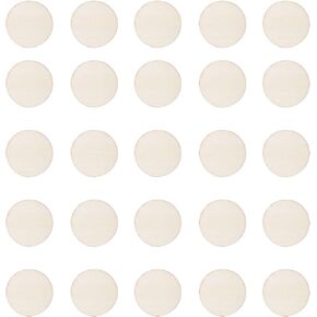 Sowaka 50 Pcs Unfinished Wooden Circle Discs Round Small Blank Natural Wood Slices for Crafting Writing DIY Project Ornament Painting Art Home Decoration (20 mm) in Kuwait