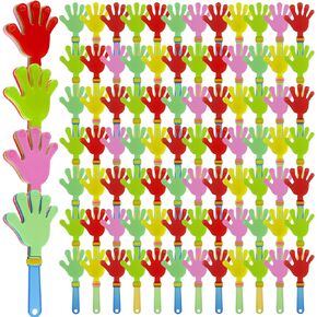 250 Pcs Colorful Hand Clappers Plastic Noise Makers 7.5 Inch Clapping Toys for Sporting Events, Birthdays, Party, Fiesta in Saudi Arabia