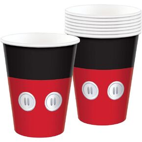 Mickey Mouse Forever Cups - 9 oz. (Pack of 8) - Vibrant Disney Design - Perfect for Kids' Parties in Kuwait