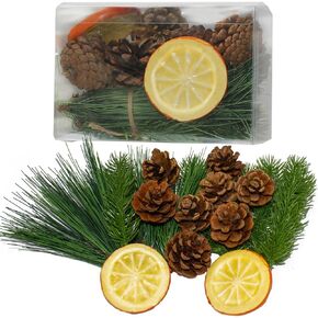 سيجوبي مزهرية عيد الميلاد حشو حشو اللؤلؤ العائم مخاريط الصنوبر لتزيين كرات التوت الأحمر الاصطناعي إبر الصنوبر الصناعي تزيين الفروع وحشو الأوعية المزخرفة للقطع المركزية... in Kuwait