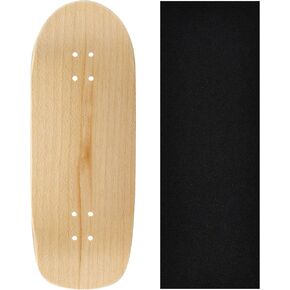 Premium Wooden Fingerboard Deck, Poolparty Cruiser Shape - 33.5mm x 94mm - Pre-Drilled Holes - Includes Prolific Foam Tape - Teak Tuning in Kuwait