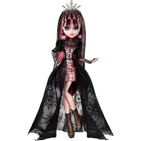 Monster High Draculaura Doll, Special Howliday Edition, Pink and Black Gown, High Fashion, Holiday Collection, Gifts for Girls and Boys in Saudi Arabia