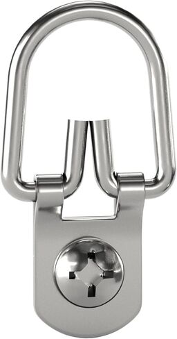 OOK 533830 D-Ring Mirror Hangers, Picture Hangers, ReadyScrew, Steel, Zinc Plated, 20lbs (3 Set) in Kuwait