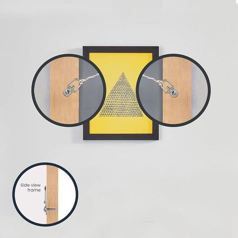 OOK 533830 D-Ring Mirror Hangers, Picture Hangers, ReadyScrew, Steel, Zinc Plated, 20lbs (3 Set) in Kuwait