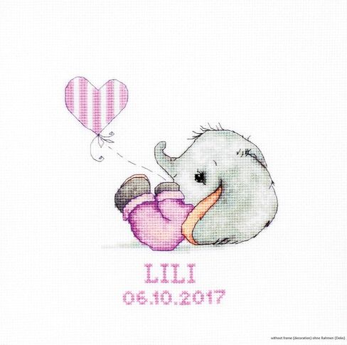 Lucas Cross stitch kit Baby girl in Saudi Arabia