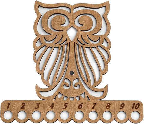 Thread Organizer Double Sided Wooden Mouline Holder Embroidery Thread Storage Cross Stitch Accessories Sewing Floss Thread Keeper (FLZ-017) in Kuwait