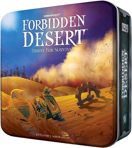 Gamewright Forbidden Desert – The Cooperative Strategy Survival Desert Board Game Multi-colored, 5" in Saudi Arabia
