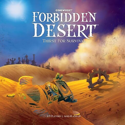 Gamewright Forbidden Desert – The Cooperative Strategy Survival Desert Board Game Multi-colored, 5" in Saudi Arabia