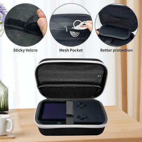 MiKiJoy4U Hard Case for Analogue pocket Handheld Game Console, Carrying storage bag for Video Games Cards, Carrying case for Analogue pocket, Charge Cable and More (Case Only) in Kuwait