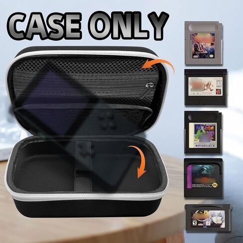 MiKiJoy4U Hard Case for Analogue pocket Handheld Game Console, Carrying storage bag for Video Games Cards, Carrying case for Analogue pocket, Charge Cable and More (Case Only) in Kuwait