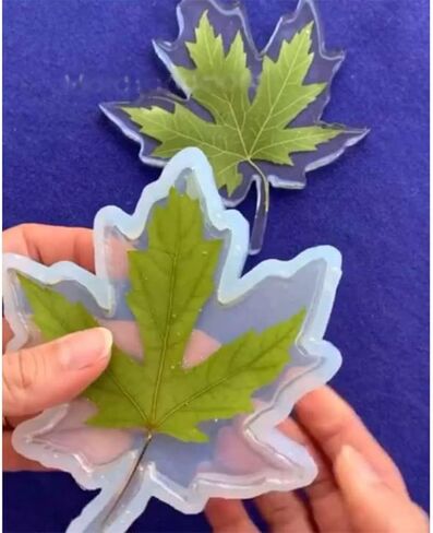appuivbt 3 PCS Maple Leaf Coaster Moulds,Fall Leaf Silicone Moulds for Resin Coaster,DIY Maple Leaves Epoxy Resin Casting Molds in Kuwait