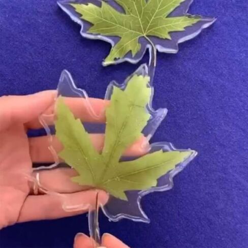 appuivbt 3 PCS Maple Leaf Coaster Moulds,Fall Leaf Silicone Moulds for Resin Coaster,DIY Maple Leaves Epoxy Resin Casting Molds in Kuwait
