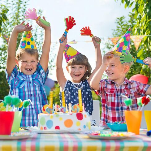 250 Pcs Colorful Hand Clappers Plastic Noise Makers 7.5 Inch Clapping Toys for Sporting Events, Birthdays, Party, Fiesta in Saudi Arabia
